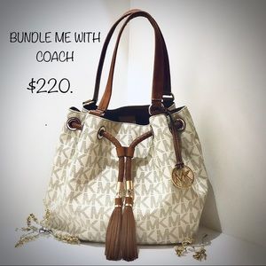 Michael Kors Marina Large Drawstring Bucket Bag